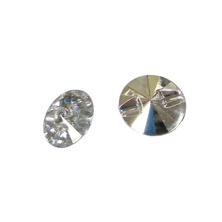 28mm transparent acrylic threaded buttons for sofa backrests