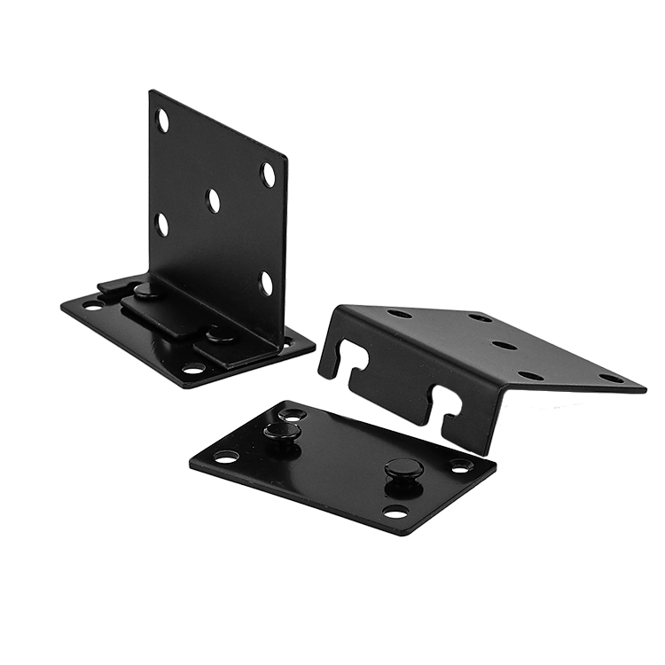 Anti-Corrosion Black Plated Furniture Joint Bracket