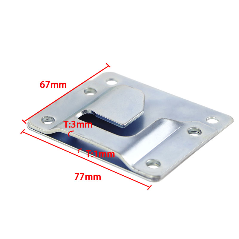 3.0mm Galvanized Heavy-Duty Furniture Connector for Industrial Assembly