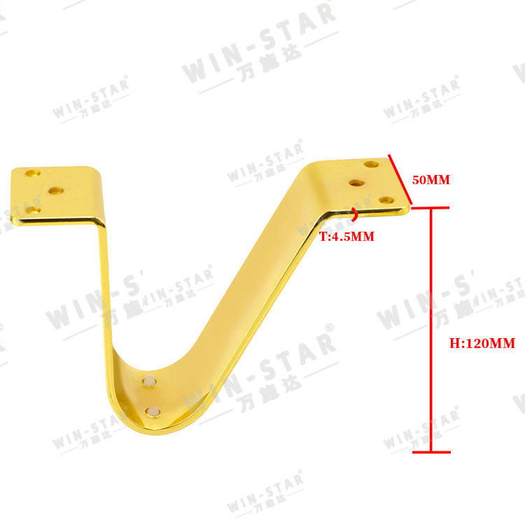 Chrome plated bed leg accessories illustrating anti-rust surface treatment