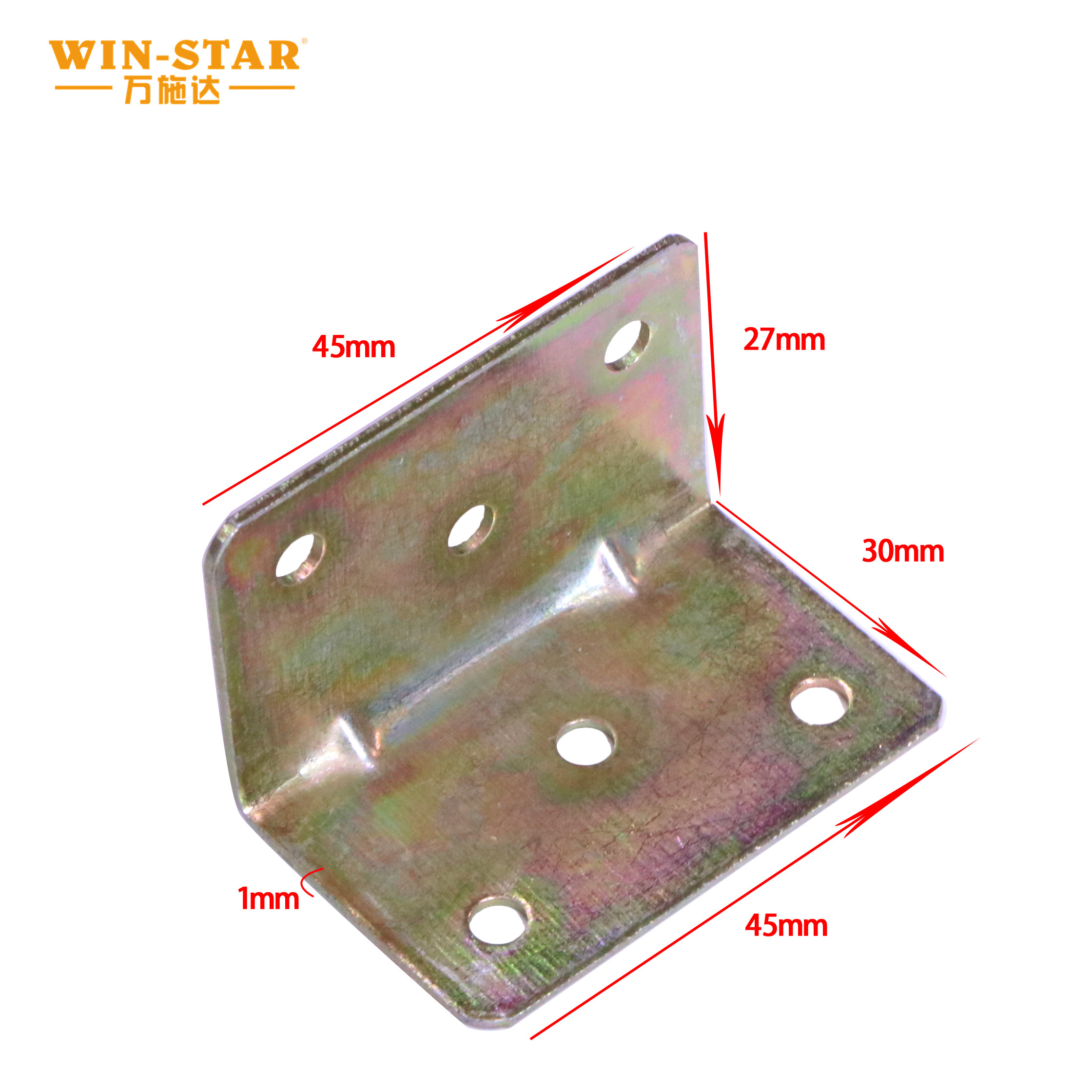Galvanized iron furniture connectors for modular sofa assembly