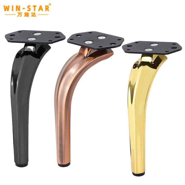 ZD-N382-A metal sofa leg front view