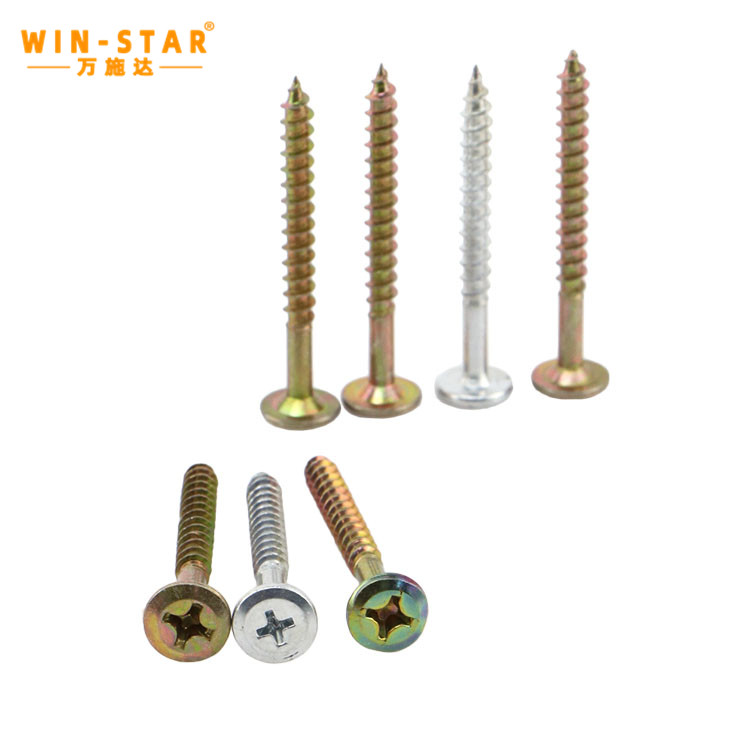 Cross Head M5 Flat Self Tapping Screw showing precise thread design