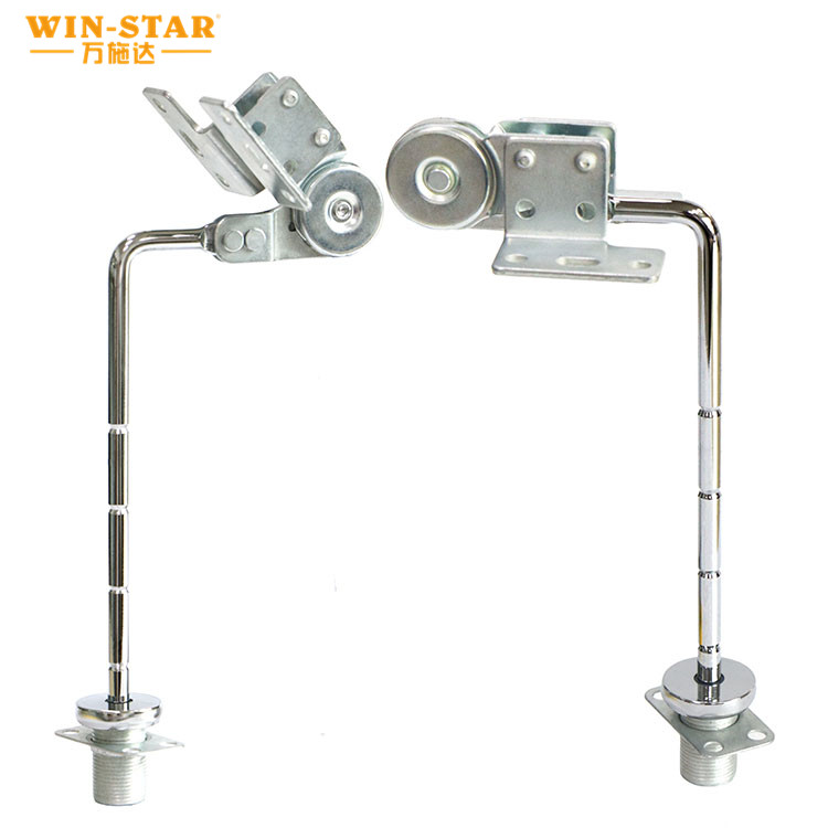 WINSTAR sofa headrest hinge mechanism in white zinc finish
