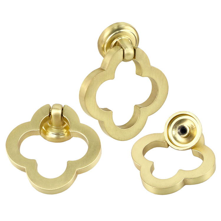 Detailed view of ornamental buttons for furniture highlighting geometric design