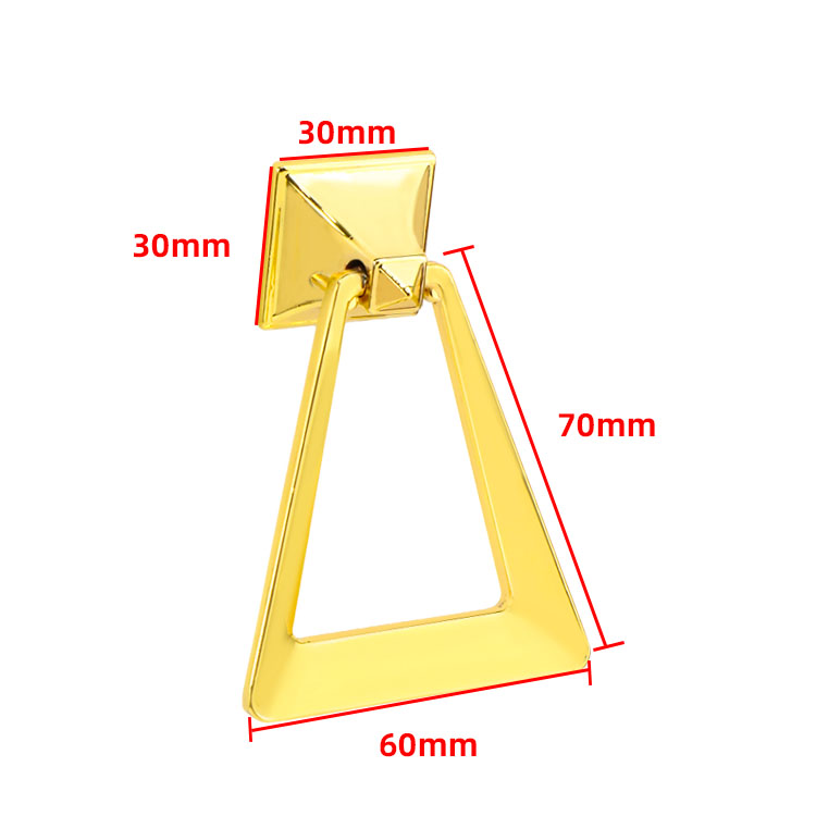 Premium gold zinc alloy furniture trim buttons top view