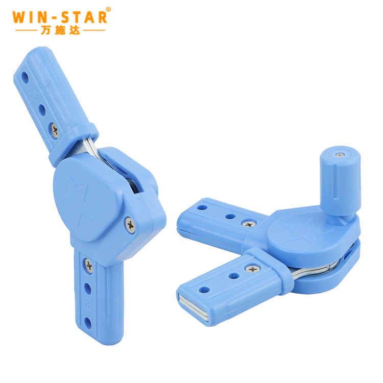 Blue zinc electroplated surface finish on the iron sofa bed mechanism for rust resistance