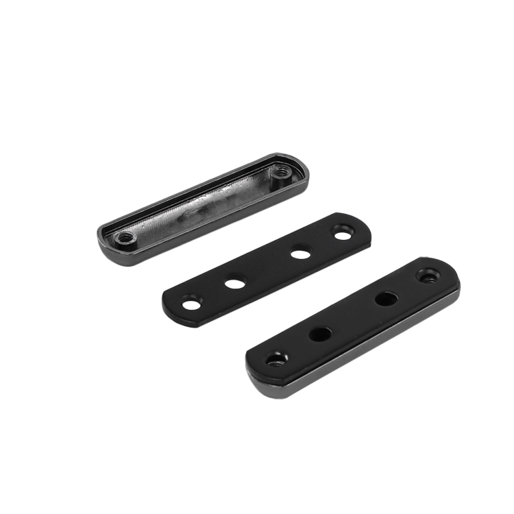 Electroplated surface finish on decorative upholstery buttons