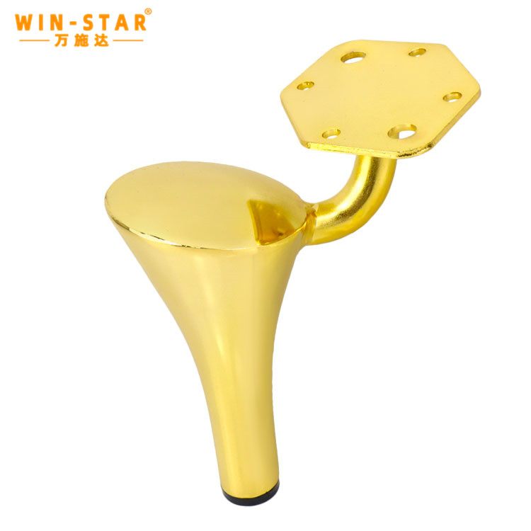 Sturdy iron base providing exceptional load-bearing capacity for heavy tropical wood furniture